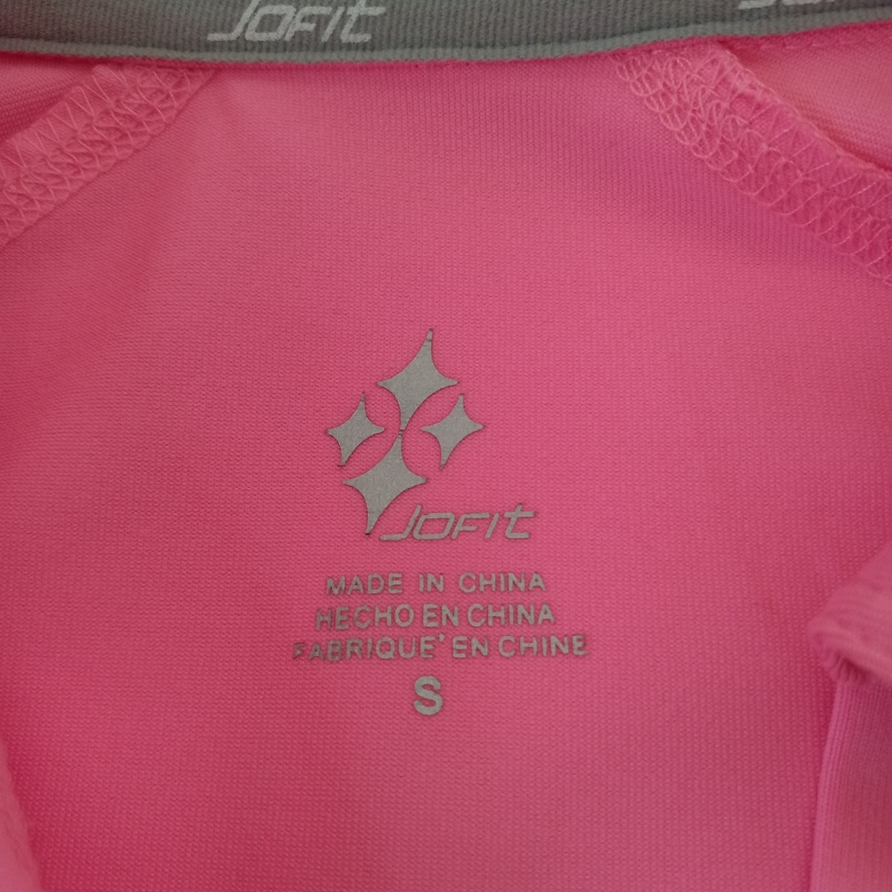 Jofit Womens Activewear Sport Top Size Small Pink - Picture 4 of 9